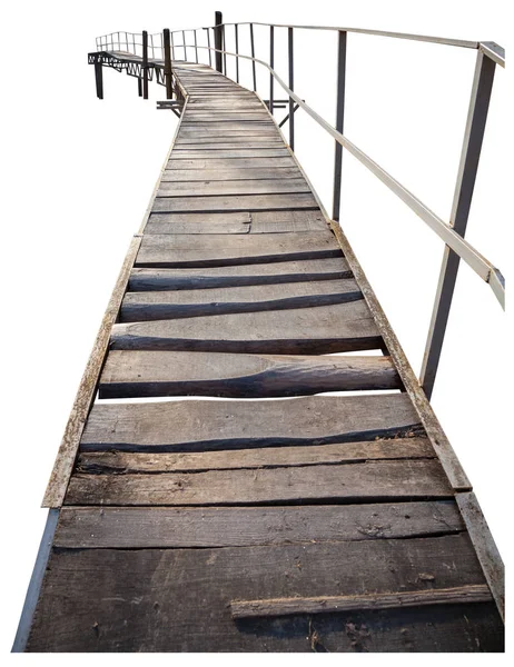 木造歩道橋 ロイヤリティフリーのストック写真
