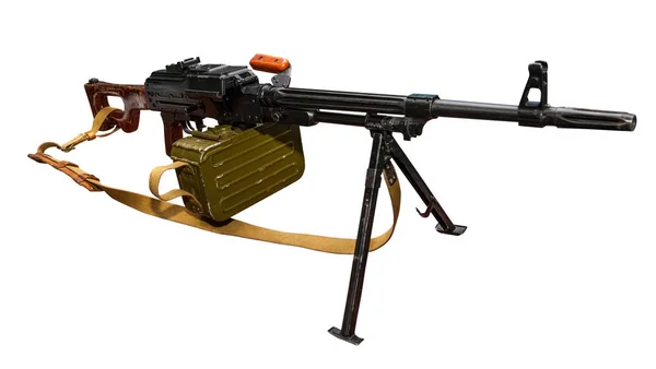 Military light machine gun — Stock Photo, Image