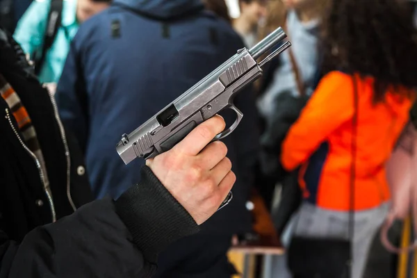 Pistol Korta Vapen För Skjutning Korta Avstånd — Stockfoto