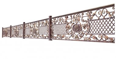 Openwork metal korkuluk