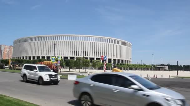 Krasnodar Rusia Junio 2018 Estadio Krasnodar Estadio Fútbol Del Mismo — Vídeo de stock