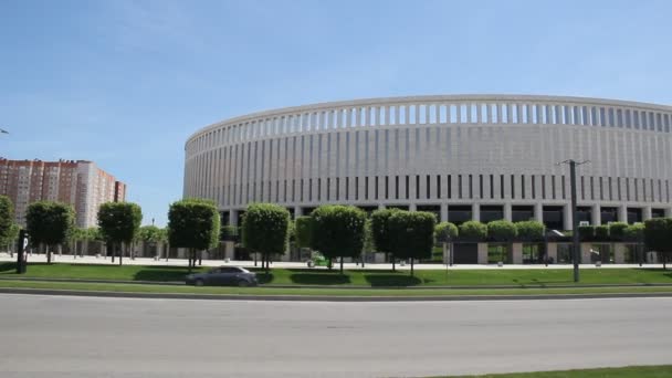 Krasnodar Rusia Junio 2018 Estadio Krasnodar Estadio Fútbol Del Mismo — Vídeos de Stock