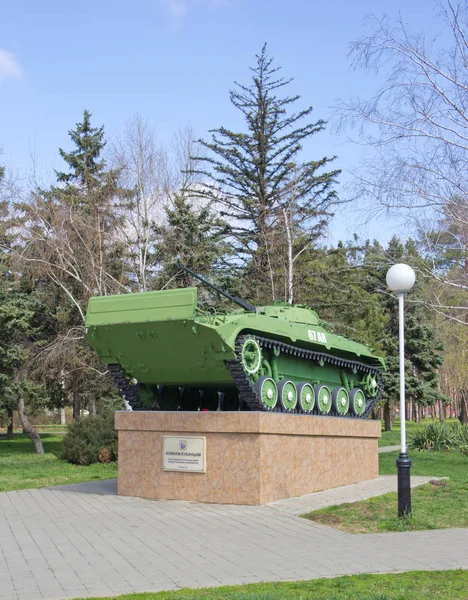 Krasnodar Russie Mars 2018 Monument Aux Fils Kuban Morts Afghanistan — Photo