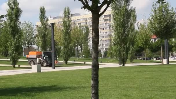 Krasnodar Russland Juni 2018 Ost Kruglikowskaja Straße Und Park Der — Stockvideo