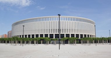 Krasnodar, Rusya Federasyonu-May23, 2018: Stadyum 