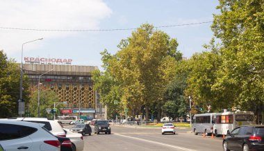 Krasnodar, Rusya - 17 Ağustos 2016: alışveriş merkezi 
