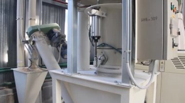 Primorsko-Ahtarsk, Rusya-2 Şubat 2016: Silindir değirmen unu bitki freze