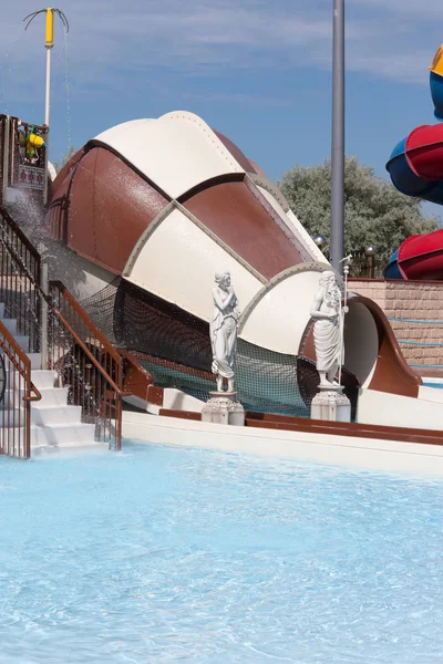 Vityazevo Russland Juni 2013 Ausrüstung Wasserpark Olympia Dorf Vityazevo Einem — Stockfoto