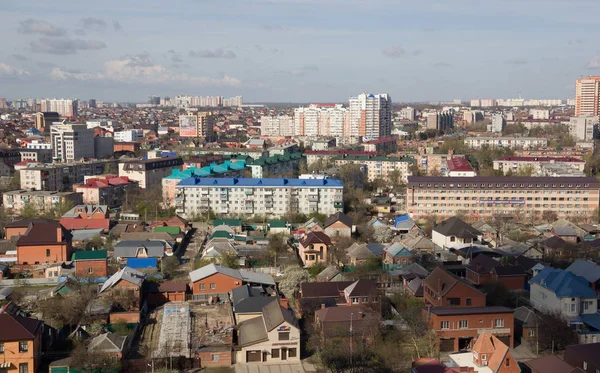 Krasnodar Ryssland Augusti 2012 Över Staden Krasnodar Större Regional Stad — Stockfoto