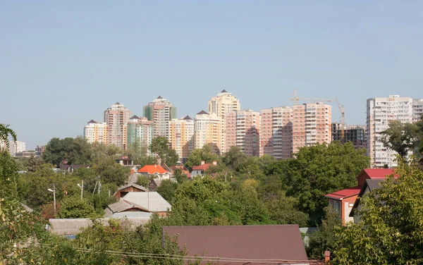 Krasnodar Ryssland Augusti 2012 Över Staden Krasnodar Större Regional Stad — Stockfoto