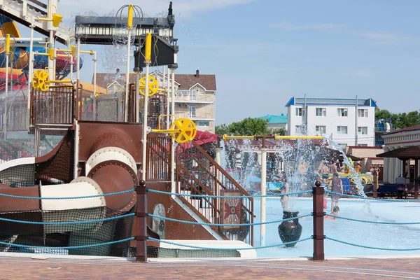 Vityazevo Russland Juni 2013 Ausrüstung Wasserpark Olympia Dorf Vityazevo Einem — Stockfoto