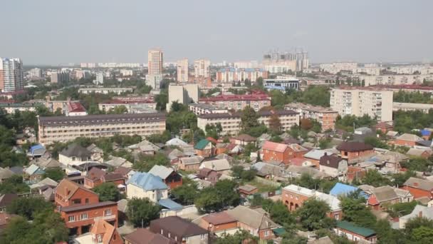 Krasnodar Rusya Federasyonu Ağustos Üst Görüntülemek Krasnodar 2016 Krasnodar Güney — Stok video