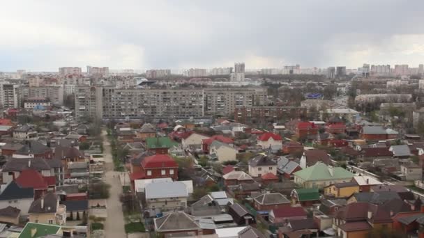 Krasnodar Russia April 2016 Top View Largest City South Russia — Stock Video
