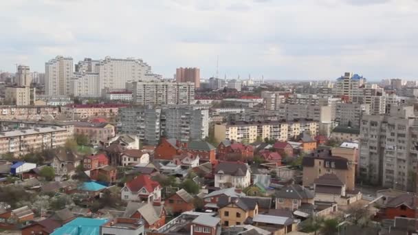 Krasnodar Rússia Abril 2016 Uma Vista Superior Maior Cidade Sul — Vídeo de Stock