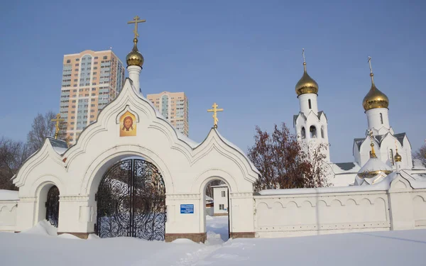 亚基斯特拉特戈斯 米哈伊尔教堂位于新西比尔斯克 俄罗斯 — 图库照片