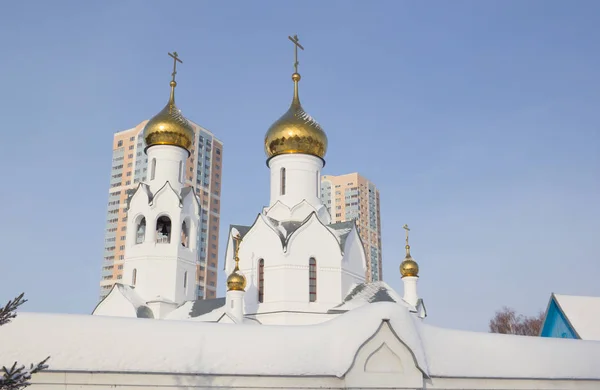 Église Archistrategos Mikhaïl Novossibirsk Russie — Photo