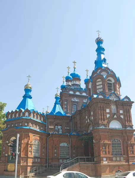 俄罗斯克拉斯诺达尔 2016年8月19日 圣大烈士乔治的圣殿 克拉斯诺达尔 俄罗斯 — 图库照片