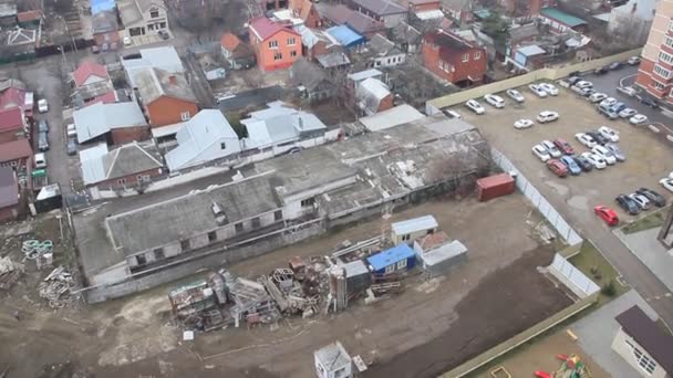 Κρασνοντάρ Ρωσία Φεβρουαρίου 2016 Μια Κάτοψη Της Μεγαλύτερη Πόλη Στην — Αρχείο Βίντεο