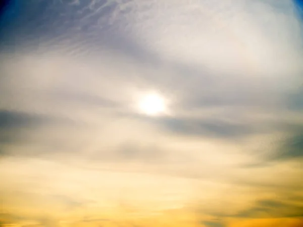 Sun Sky Haze Nature Composition — Stock Photo, Image
