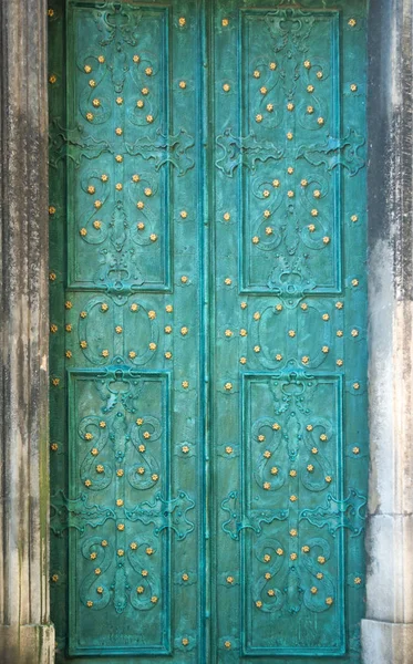 Old metal doors — Stock Photo, Image