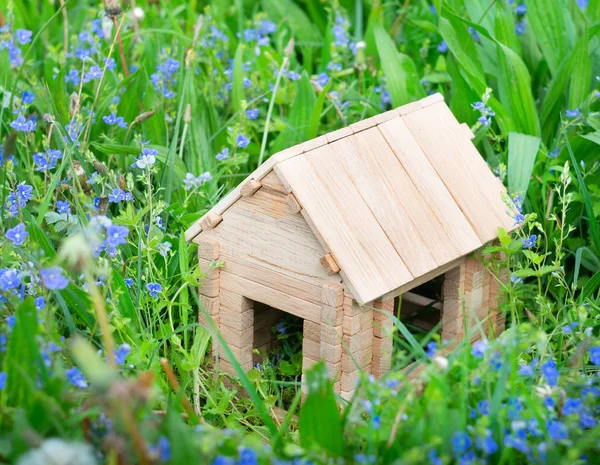 Toy wooden house — Stock Photo, Image