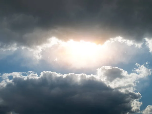 Céu Pôr Sol Clouds Delicate Tons Céu Por Sol — Fotografia de Stock