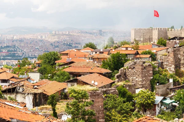 Ακρόπολη της Άγκυρας, πρωτεύουσα της Τουρκίας Εικόνα Αρχείου