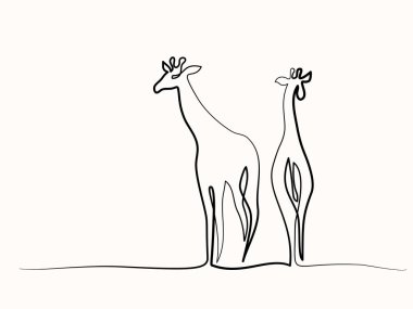 Zürafa yürüyen sembolü
