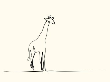 Zürafa yürüyen sembolü
