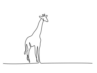 Zürafa yürüyen sembolü