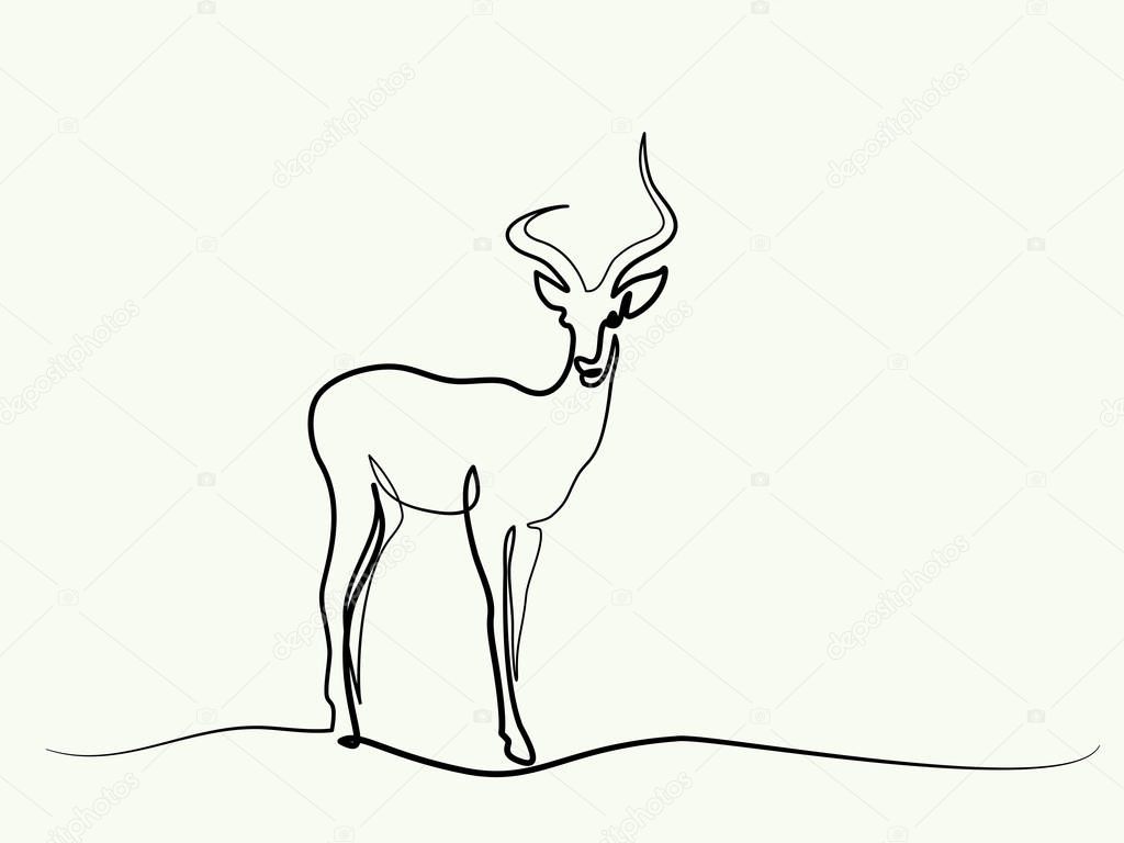 Impala walking symbol