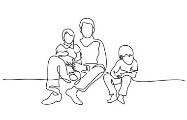 Aile kavramı baba ve birlikte oturan çocuklar