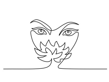 Closeup of pretty young woman smelling flower vector Closeup of pretty young woman smelling flower vector