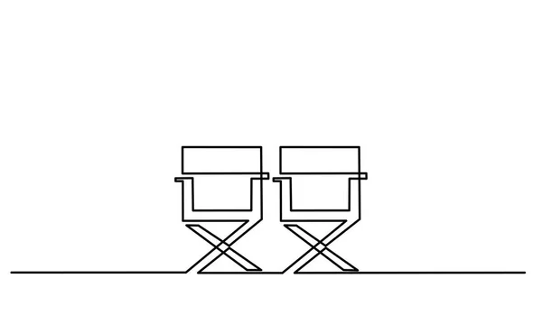 白い背景に家具椅子のアイコン — ストックベクタ