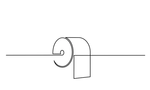 Піктограма туалетного паперу на білому тлі — стоковий вектор