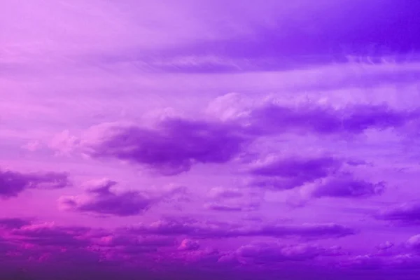 violet sky with clouds, neon dramatic background