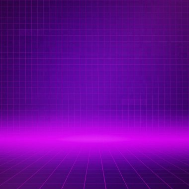 neon ışıkları ile iç arka plan