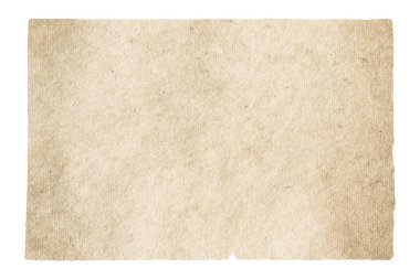 kırpma yolu olan beyaz arkaplanda izole edilmiş eski kağıt
