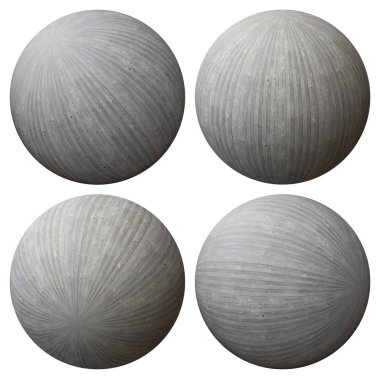 Beton top beyaz arka plan üzerinde izole