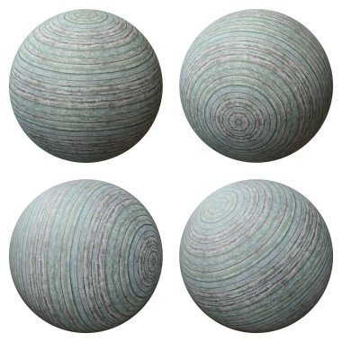 Tahta top beyaz arkaplanda izole edildi