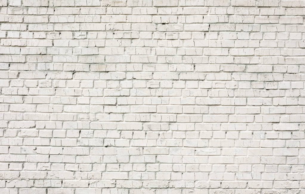 white grunge brick wall background