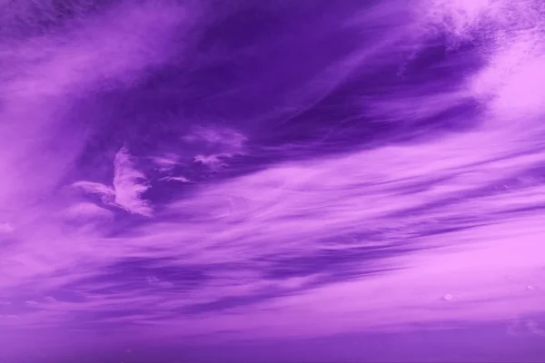 violet sky with clouds, neon dramatic background