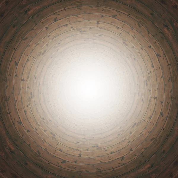 木製トンネルの抽象的な背景 — ストック写真
