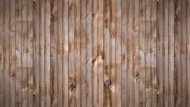 Seamless Loop Moving Background Old Wooden Wall — Stock Video