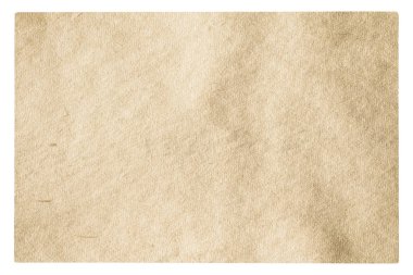 kırpma yolu olan beyaz arkaplanda izole edilmiş eski kağıt