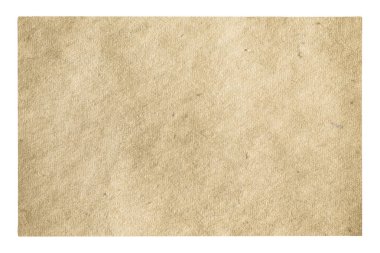 kırpma yolu olan beyaz arkaplanda izole edilmiş eski kağıt