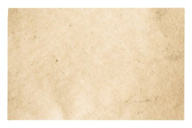 kırpma yolu olan beyaz arkaplanda izole edilmiş eski kağıt