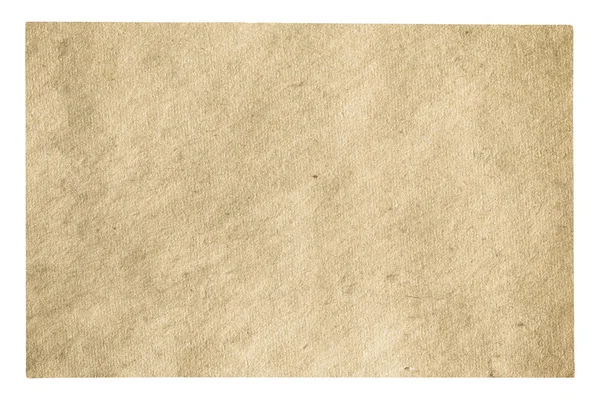 Vecchia Carta Isolata Sfondo Bianco Con Percorso Ritaglio — Foto Stock