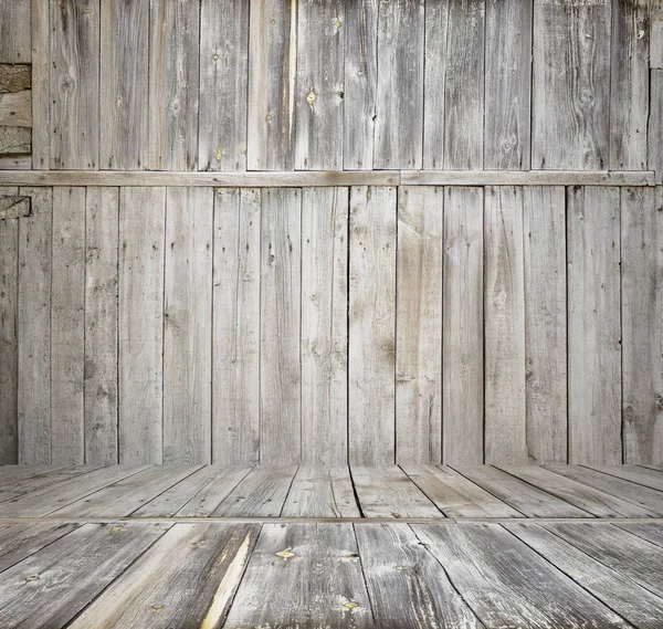 Altes Holzinterieur Grunziger Hintergrund — Stockfoto