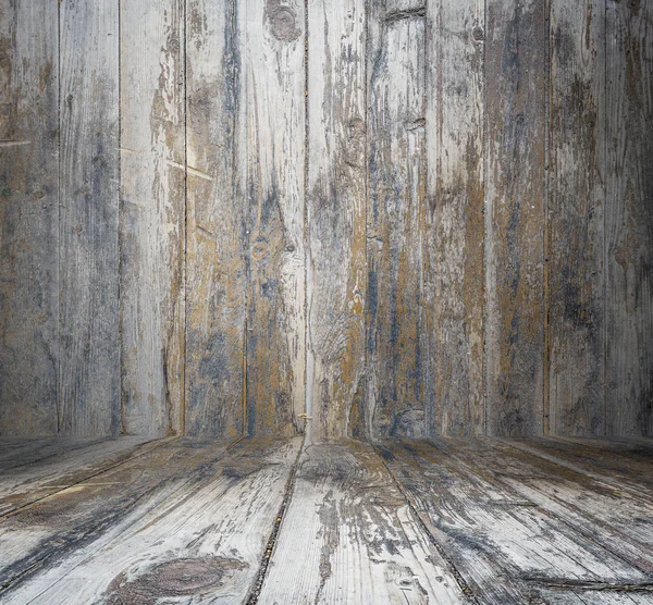 Old Wooden Interior Grungy Background — Stock Photo, Image